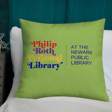 Load image into Gallery viewer, Philip Roth Personal Library Pillow