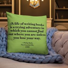 Load image into Gallery viewer, Philip Roth Personal Library Pillow