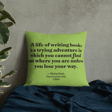 Load image into Gallery viewer, Philip Roth Personal Library Pillow