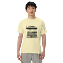 Load image into Gallery viewer, Newark Public Library's Men’s garment-dyed heavyweight t-shirt