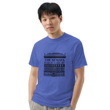 Load image into Gallery viewer, Newark Public Library's Men’s garment-dyed heavyweight t-shirt