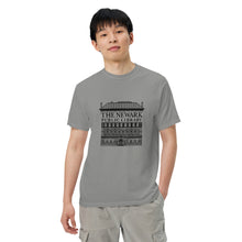 Load image into Gallery viewer, Newark Public Library's Men’s garment-dyed heavyweight t-shirt