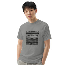 Load image into Gallery viewer, Newark Public Library's Men’s garment-dyed heavyweight t-shirt