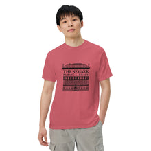 Load image into Gallery viewer, Newark Public Library's Men’s garment-dyed heavyweight t-shirt