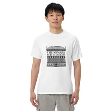 Load image into Gallery viewer, Newark Public Library's Men’s garment-dyed heavyweight t-shirt