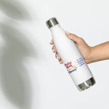 Load image into Gallery viewer, Philip Roth Personal Library stainless steel water bottle