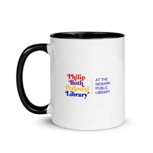 Load image into Gallery viewer, Philip Roth Personal Library Mug with Colored Inside