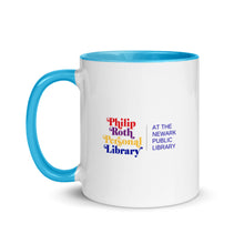 Load image into Gallery viewer, Philip Roth Personal Library Mug with Colored Inside