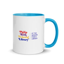 Load image into Gallery viewer, Philip Roth Personal Library Mug with Colored Inside
