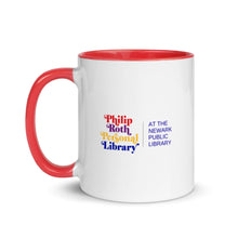 Load image into Gallery viewer, Philip Roth Personal Library Mug with Colored Inside