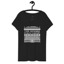 Load image into Gallery viewer, Newark Public Library Women’s recycled v-neck t-shirt