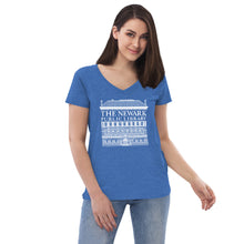 Load image into Gallery viewer, Newark Public Library Women’s recycled v-neck t-shirt