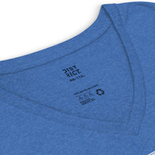 Load image into Gallery viewer, Newark Public Library Women’s recycled v-neck t-shirt