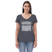 Load image into Gallery viewer, Newark Public Library Women’s recycled v-neck t-shirt