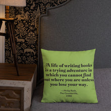 Load image into Gallery viewer, Philip Roth Personal Library Pillow
