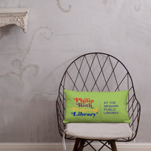 Load image into Gallery viewer, Philip Roth Personal Library Pillow
