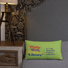 Load image into Gallery viewer, Philip Roth Personal Library Pillow
