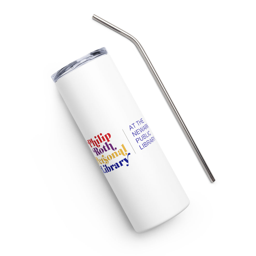 Philip Roth Personal Library stainless steel tumbler